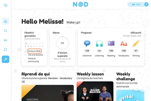 Click on Entra in NOD