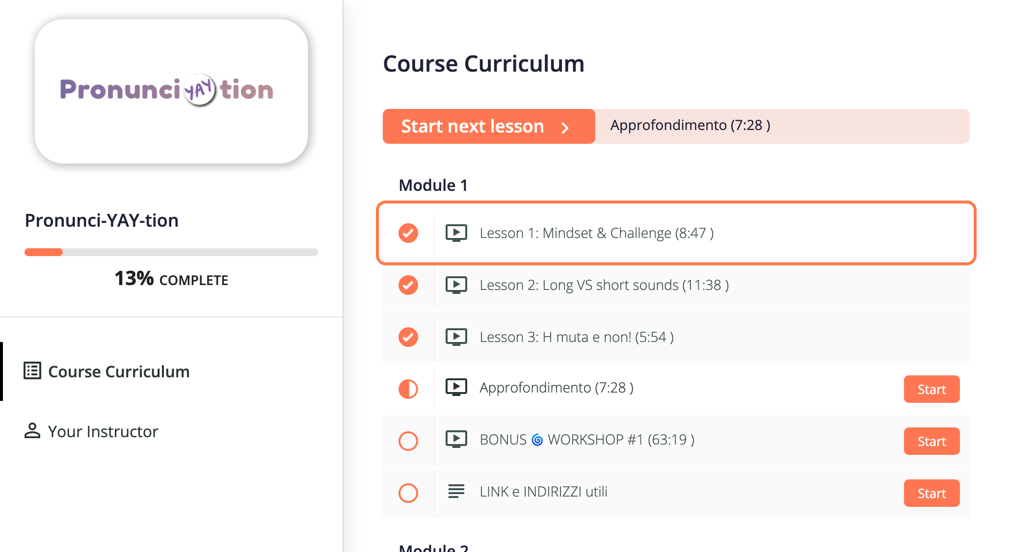 Course Curriculum